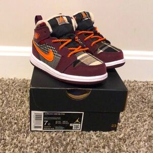2023 Air Jordan Mid SE TD “Plaid”